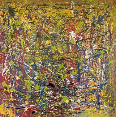 Original Abstract Expressionism Abstract Paintings by Bernhard Handau
