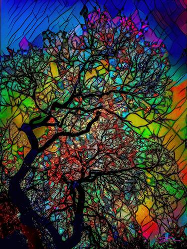 Stained Glass Oak - Limited Edition of 20 thumb