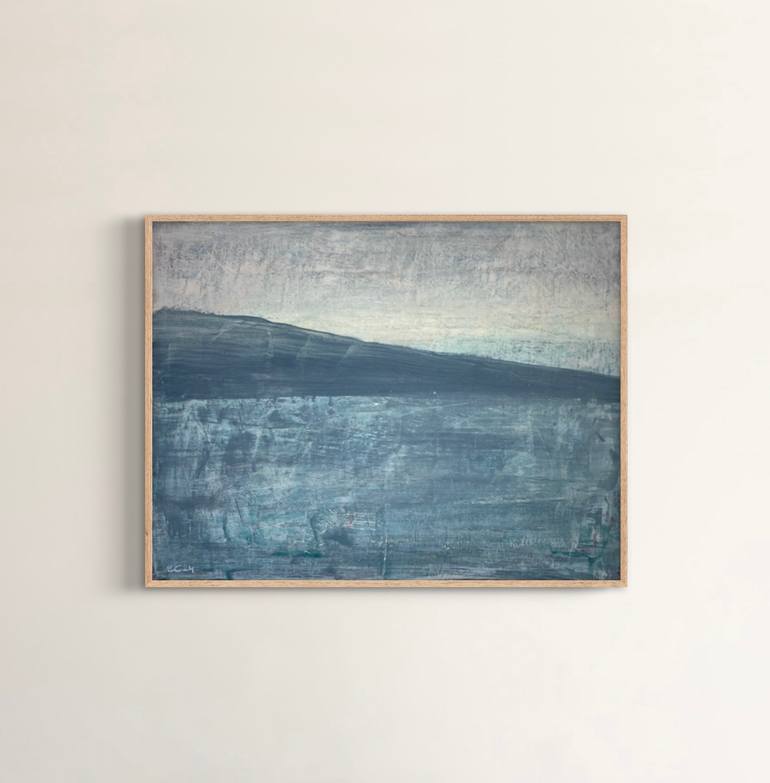 Original Abstract Landscape Painting by Ewa Ceborska