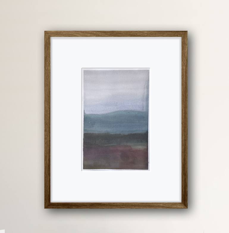 Original Minimalism Landscape Painting by Ewa Ceborska