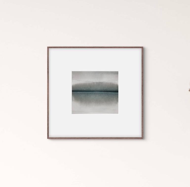 Original Abstract Landscape Painting by Ewa Ceborska