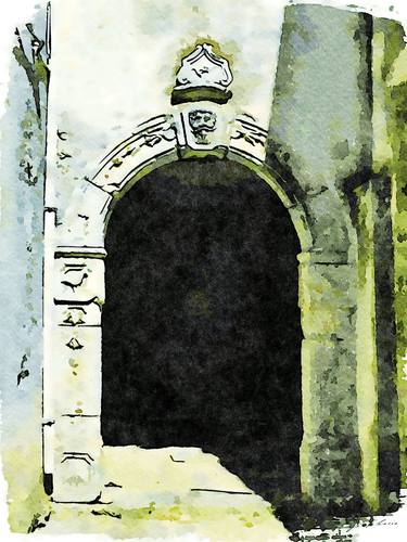 Portal in the historic center of Tortora thumb