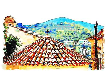 Agropoli: view roof and landscape thumb