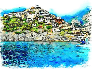 Positano from the boat thumb