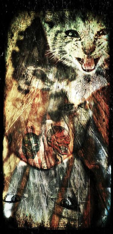 Original Abstract Expressionism Cats Photography by Maygun Gauge