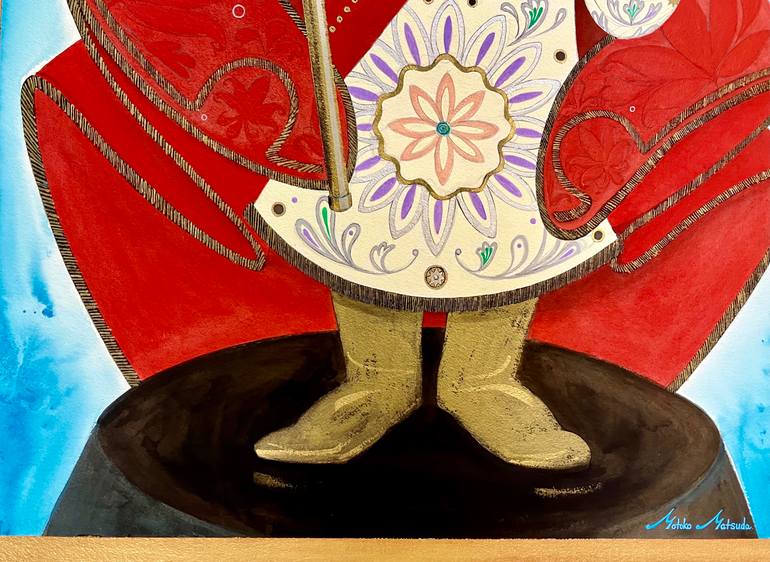 Original Contemporary People Painting by Motoko Matsuda