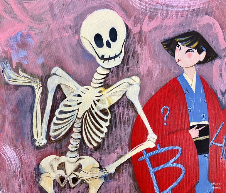 Original Contemporary Fantasy Painting by Motoko Matsuda