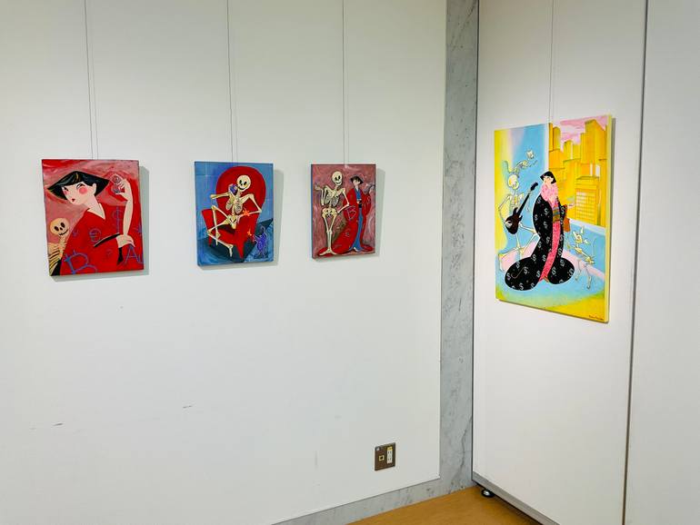 Original Contemporary Abstract Painting by Motoko Matsuda