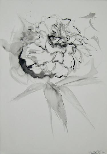 A peony　＃４-being thumb
