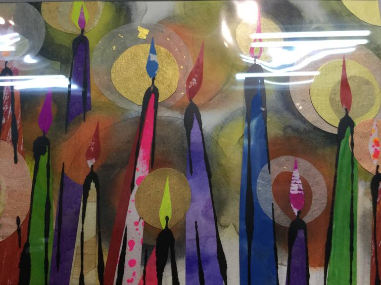 Original Other Light Collage by Motoko Matsuda