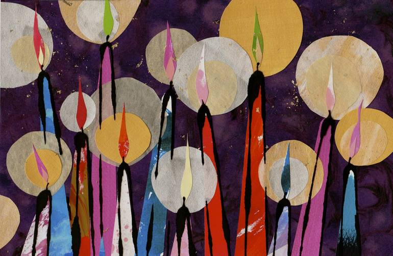 Print of Fine Art Light Collage by Motoko Matsuda
