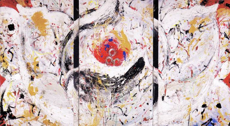Print of Expressionism Abstract Painting by Motoko Matsuda