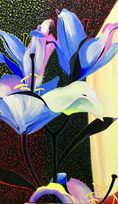 Original Fine Art Floral Paintings by Motoko Matsuda