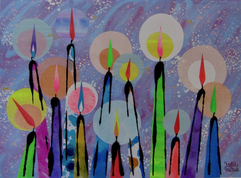 Print of Fine Art Light Collage by Motoko Matsuda