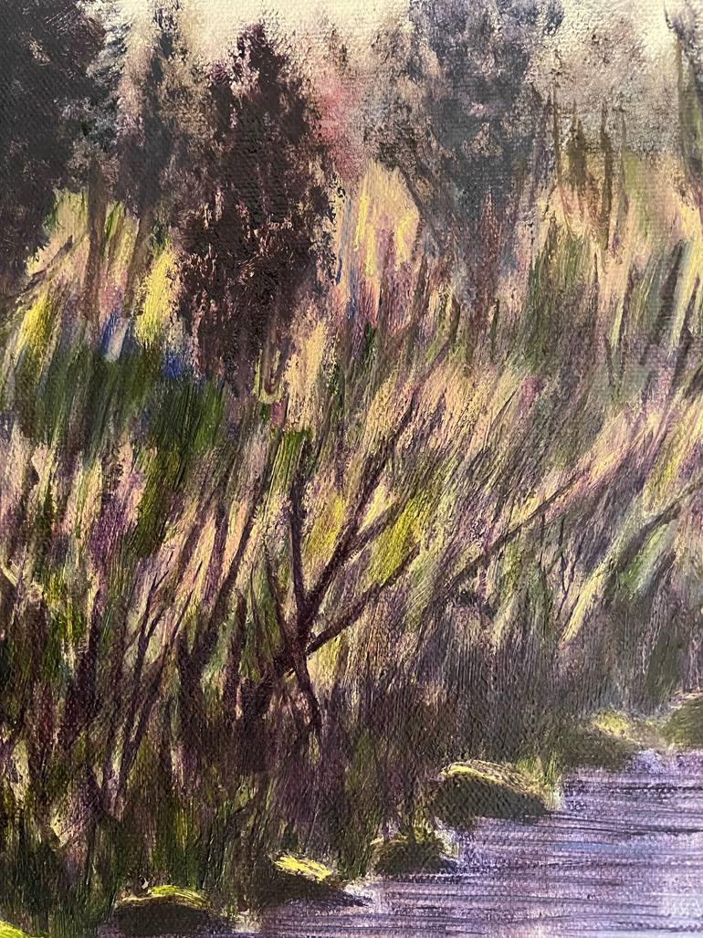 Original Impressionism Landscape Painting by Negin Shariat