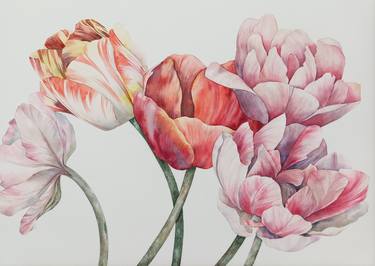 Original Fine Art Floral Paintings by Inna Kompaniiets