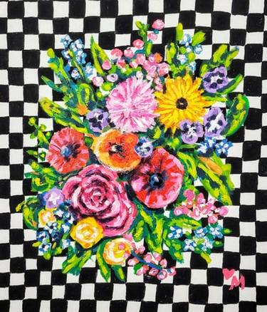 Print of Pop Art Floral Paintings by Molly Goehring