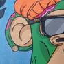 close up 1 bored ape