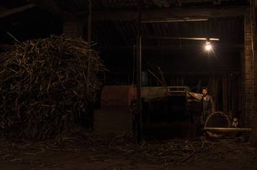 Original Symbolism Rural Life Mixed Media by Andres Galan