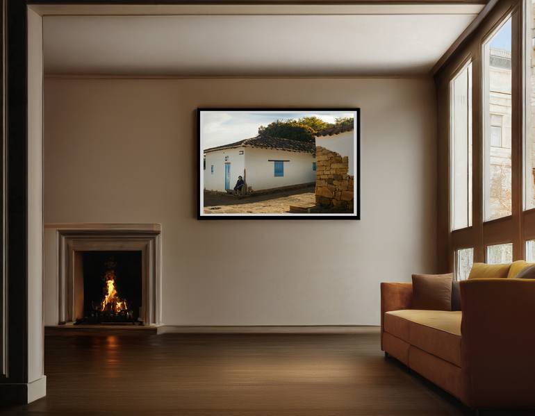 Original Symbolism Landscape Mixed Media by Andres Galan