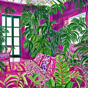 Print of Interiors Paintings by Lucy Beachhouse