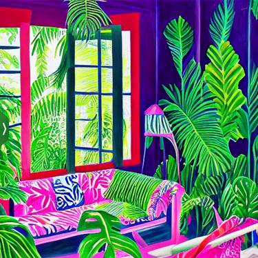 Print of Pop Art Interiors Paintings by Lucy Beachhouse