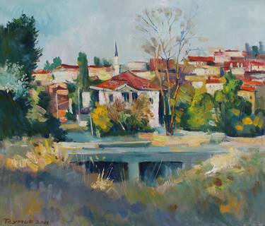 Print of Impressionism Landscape Paintings by Teymur Ağalıoğlu