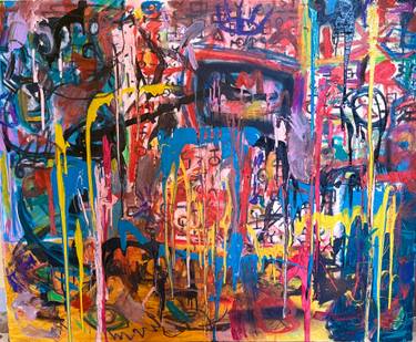 Original Expressionism People Painting by Giulia De Martino
