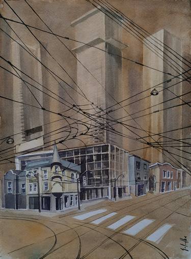 Original Realism Architecture Paintings by Tetiana Solodka