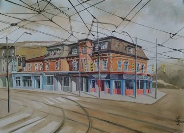 Original Realism Architecture Paintings by Tetiana Solodka