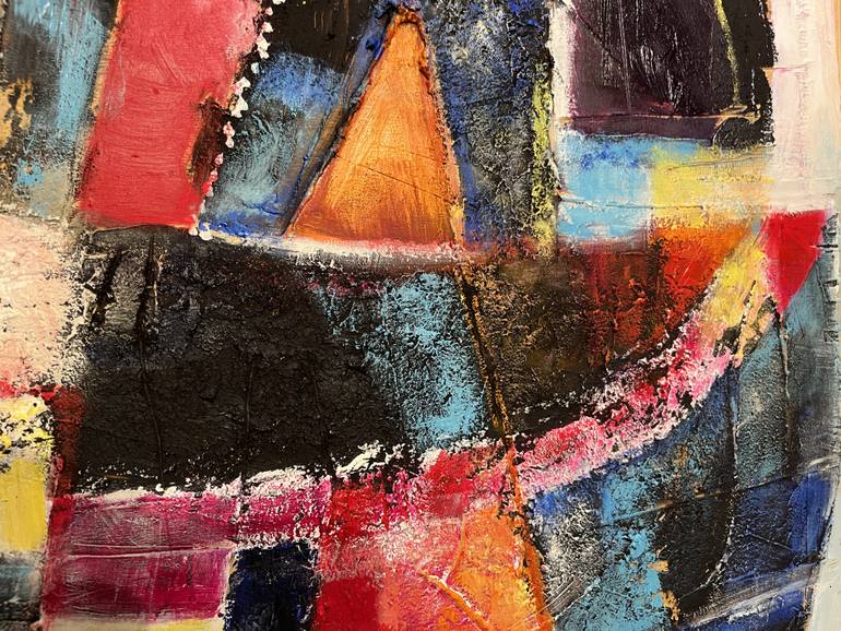Original Abstract Expressionism Abstract Painting by Valeria Nuzzo