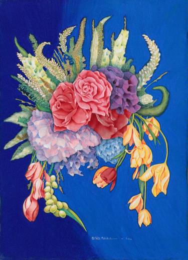 Print of Fine Art Floral Paintings by Hye-yune Choi