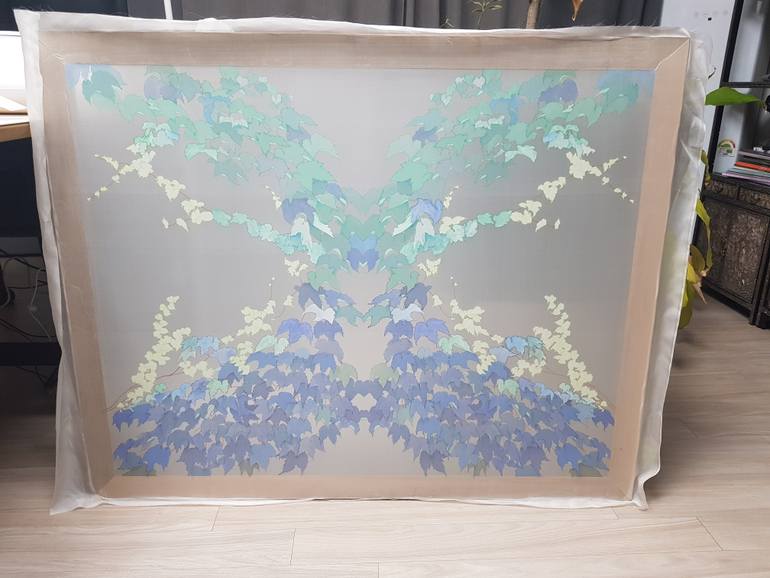 Original Contemporary Botanic Painting by Hyeyune Choi