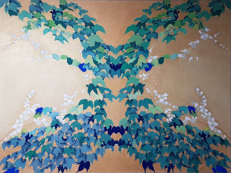 Original Contemporary Botanic Painting by Hyeyune Choi