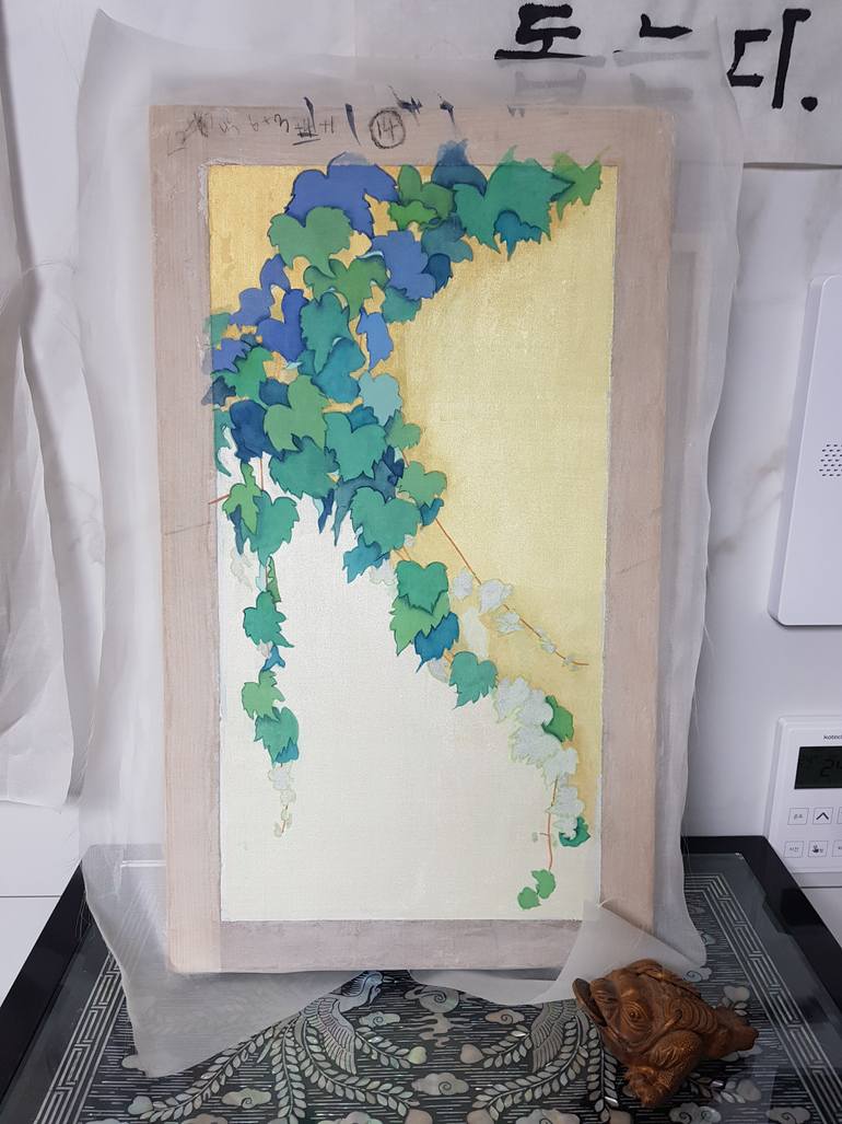 Original Contemporary Botanic Painting by Hyeyune Choi