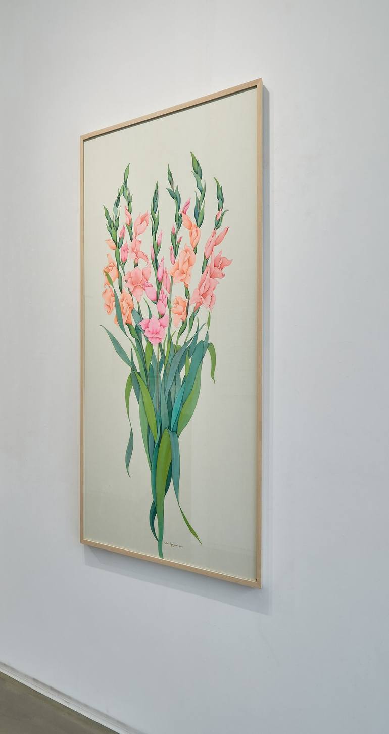 Original Contemporary Floral Painting by Hye-yune Choi
