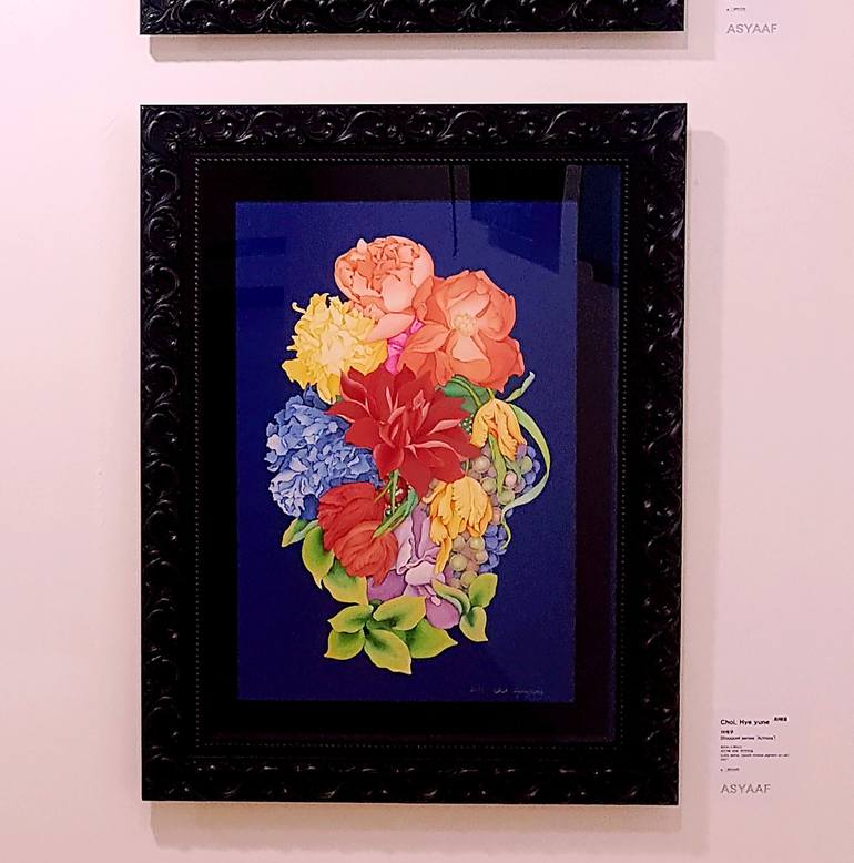 Original Floral Painting by Hye-yune Choi