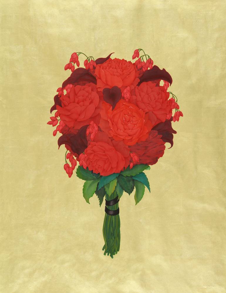 Original Contemporary Floral Painting by Hyeyune Choi