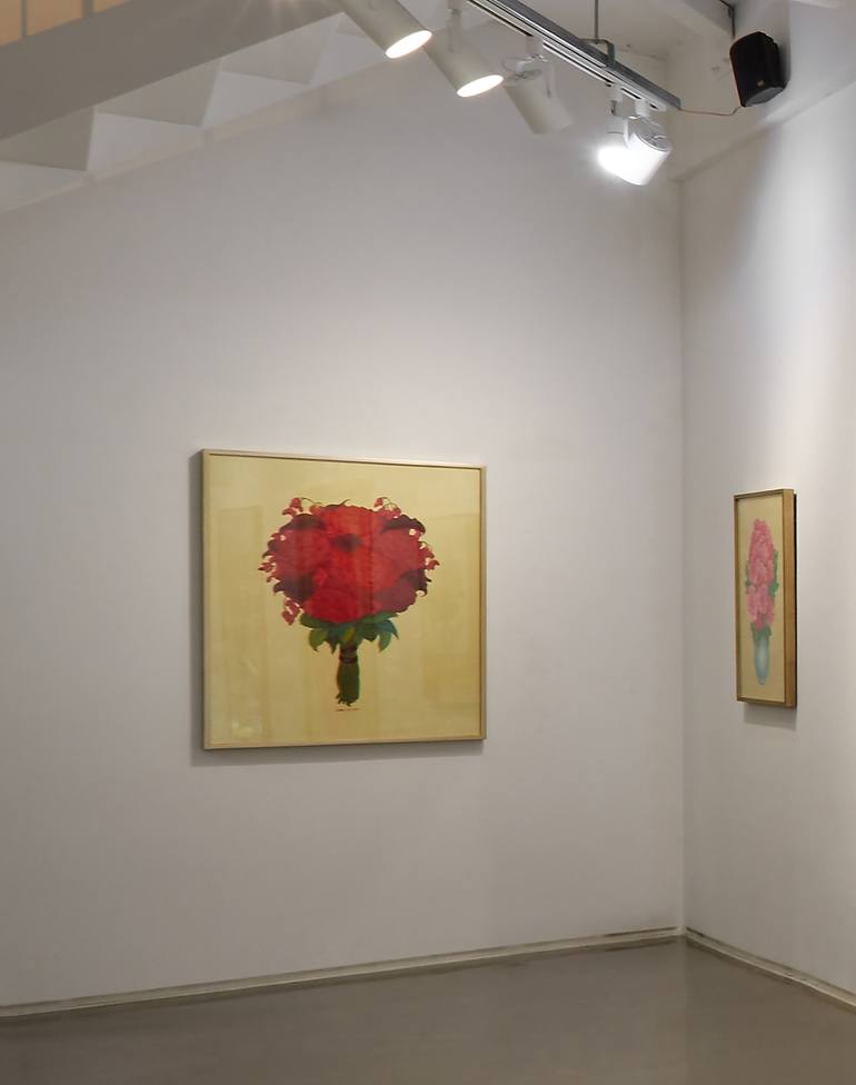 Original Contemporary Floral Painting by Hyeyune Choi