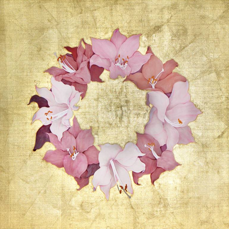Original Contemporary Floral Painting by Hyeyune Choi