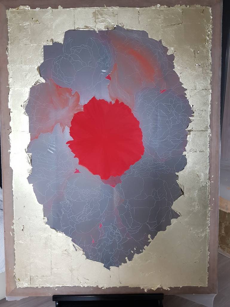 Original Contemporary Floral Painting by Hyeyune Choi