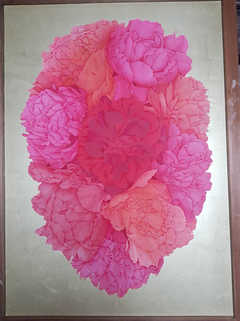 Original Contemporary Floral Painting by Hyeyune Choi
