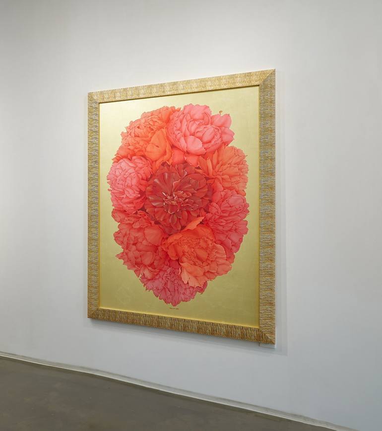 Original Contemporary Floral Painting by Hye-Yune Choi