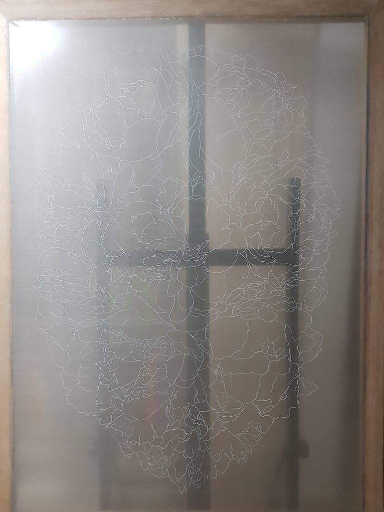 Original Contemporary Floral Painting by Hyeyune Choi