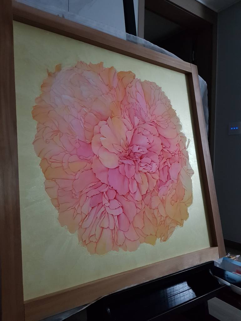 Original Contemporary Floral Painting by Hyeyune Choi
