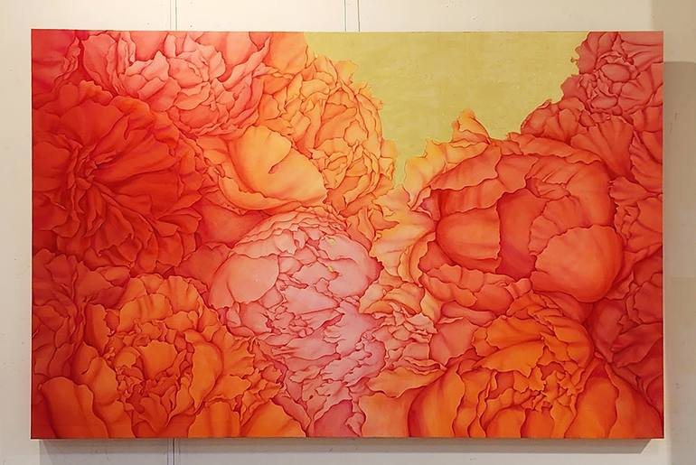 Original Floral Painting by Hye-yune Choi