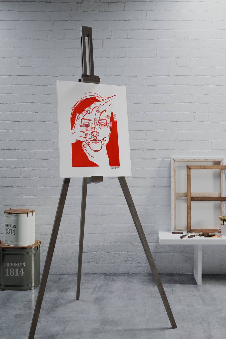 Original Contemporary People Painting by Lana Nuori