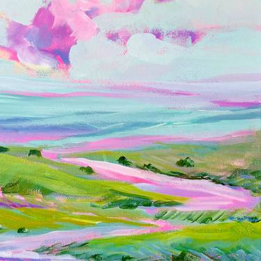 Original Abstract Landscape Paintings by Julie Chi T