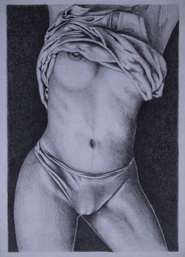 Print of Folk Nude Drawings by Juan Carlos Espinosa Uribe