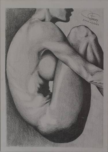 Print of Nude Drawings by Juan Carlos Espinosa Uribe